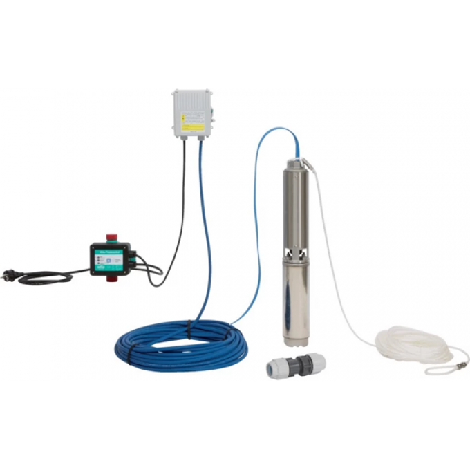 Насос WILO SUB TWU 4-0407-C-Plug&Pump/FC (1~230 V, 50 Гц) 2456504 6049386 скважинный 11.1 200 мм SUB-TWU-4-0407-C-PLUG&PUMP/FC-(1~230-V,-50-GC)-2456504-6049386